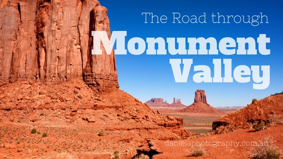 The Road through Monument Valley, Utah, USA