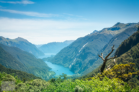 Spectacular Doubtful Sound View Point in New Zealand, South Island