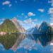 Epic Morning Journey at Milford Sound in New Zealand