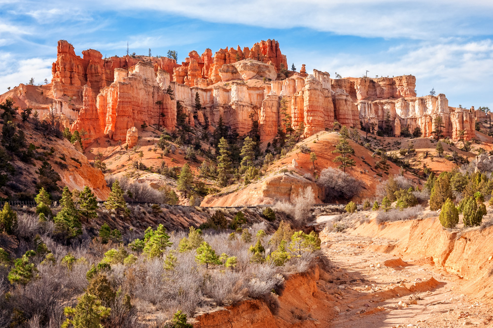 Water Canyon is a natural rock formation close to Bryce Canyon National Park, Utah, USA